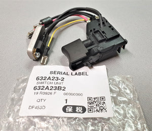 New Genuine Makita 632A23-2 Switch TEC.93856 for DF453D BDF453 BHP453 DHP453