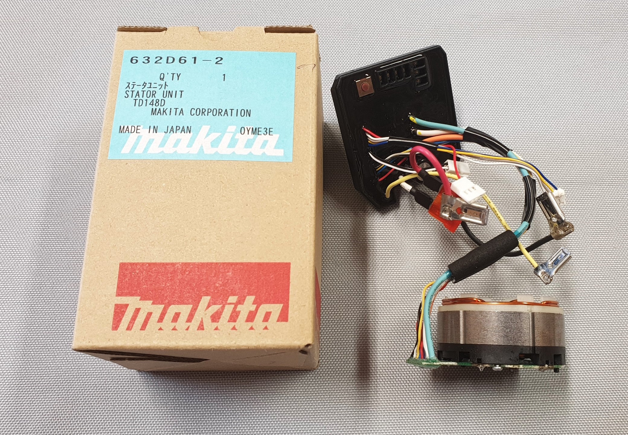 New Genuine Makita 632D61-2 Stator Unit for DTD148