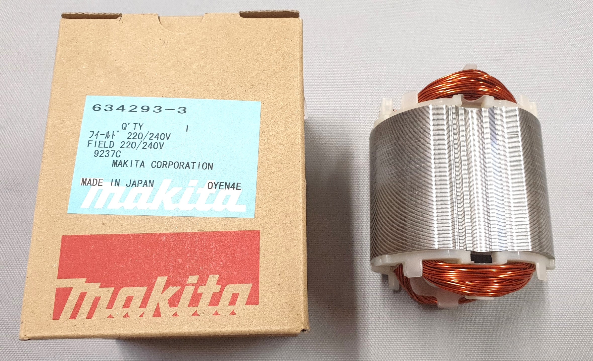 New Genuine Makita 634293-3 Field 220/240V for 9227CB 9237CB