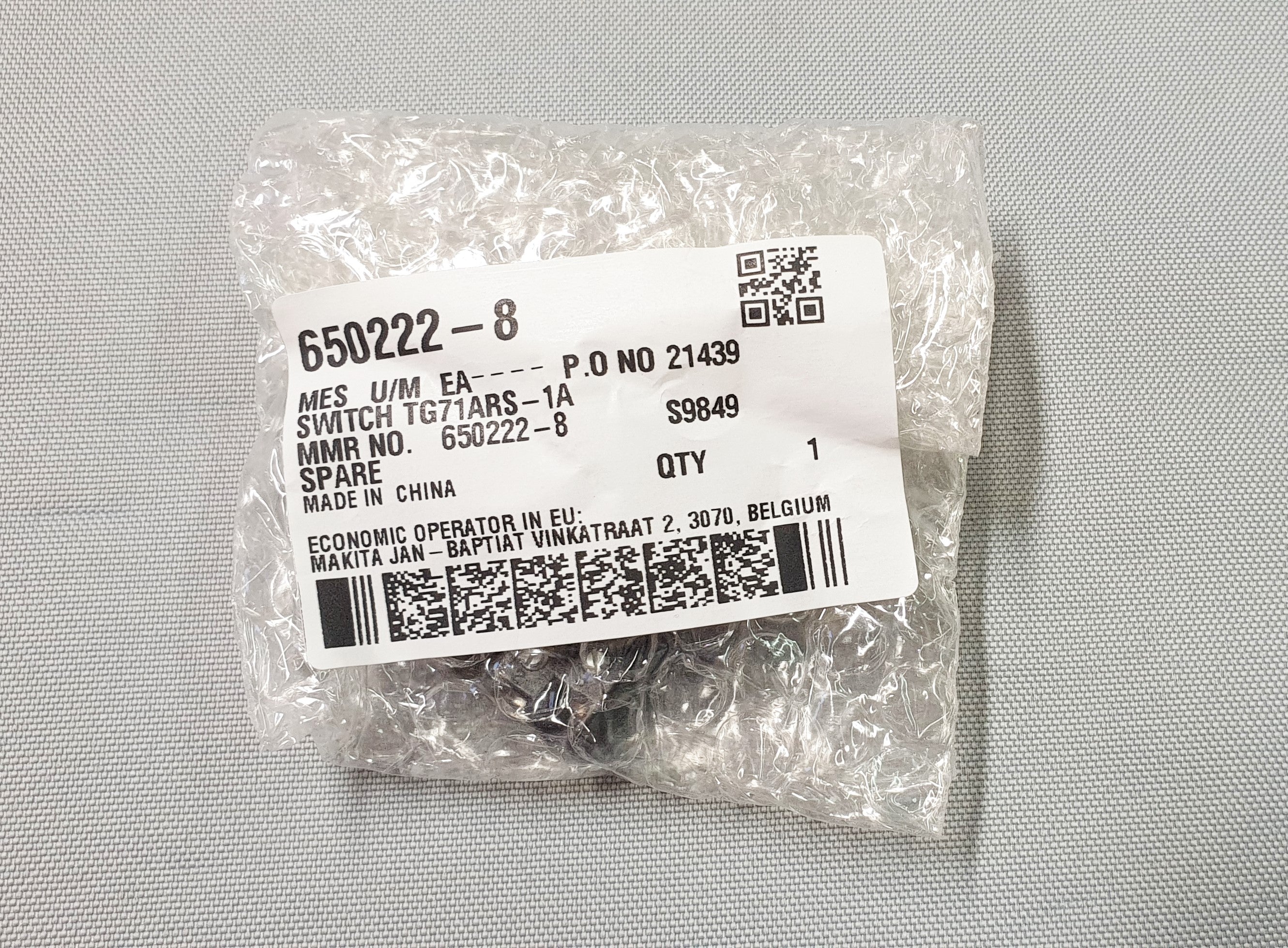 New Genuine Makita 650222-8 Switch TG71ARS-1A for JR3070TC JR3060T