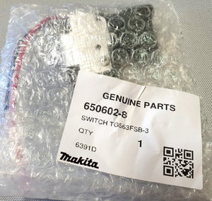 New Genuine Makita 650602-8 Switch TG563FSB-3 for 6391D 8391D