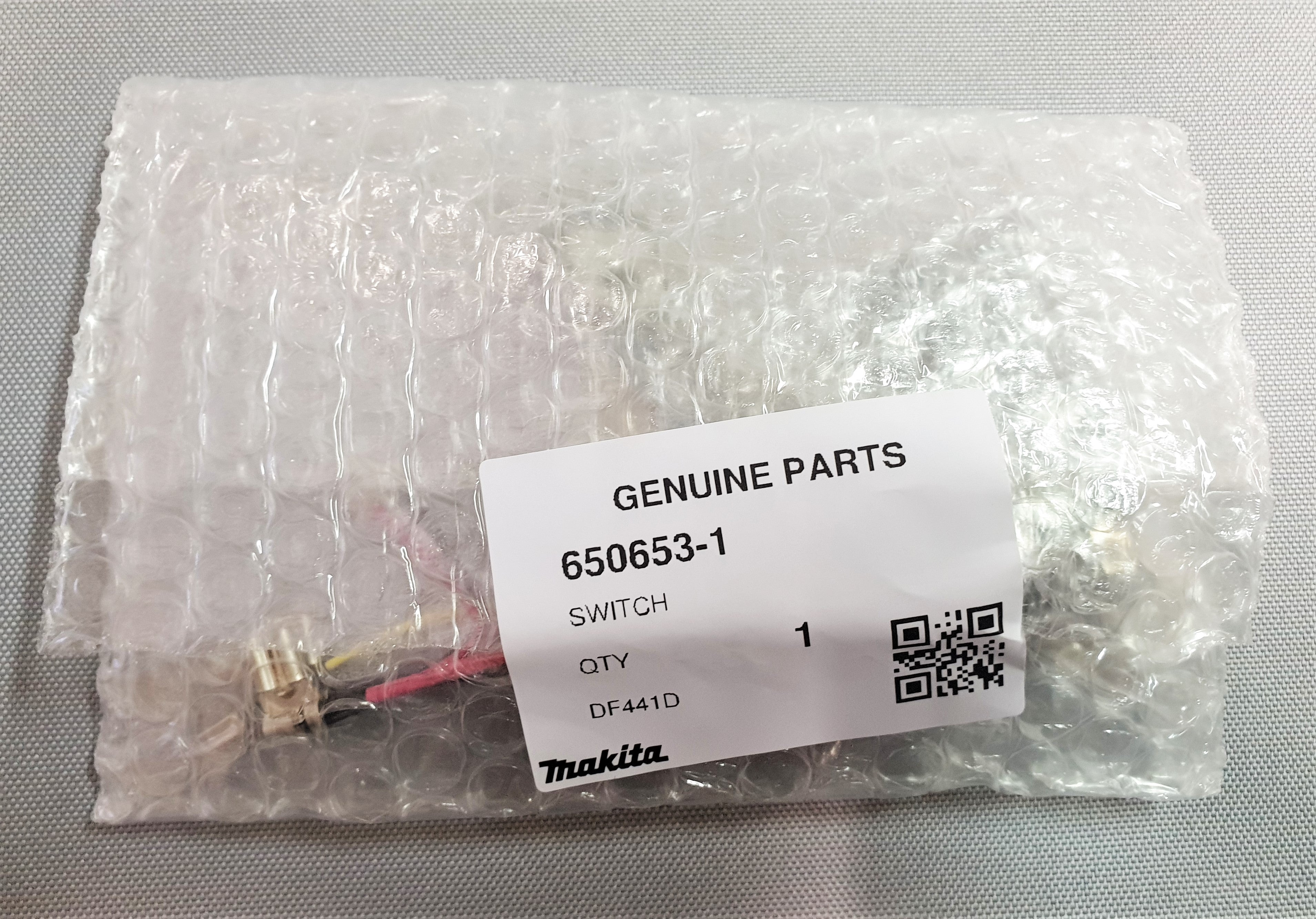 New Genuine Makita 650653-1 Switch DF441D BDF441 BDF451 BHP441 BHP451 DHP451ZJ