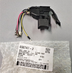 New Genuine Makita 650747-2 Switch for BDF456D BHP456 DHP456 DDF456