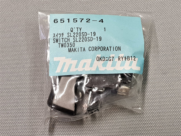 New Genuine Makita 651572-4 Swich SL220SD-19 for TW0350