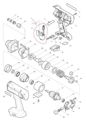 New Genuine Makita 651996-4 Switch for BTD200