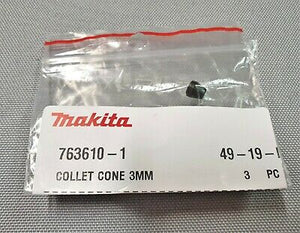 New Genuine Makita 763610-1 Collet Cone 3mm for 903