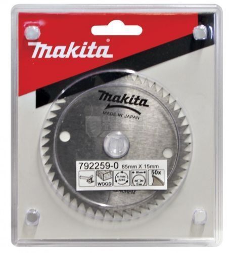 New Genuine Makita 792259-0 Circular Saw Blade 85x15x0,5mm 50T Combi