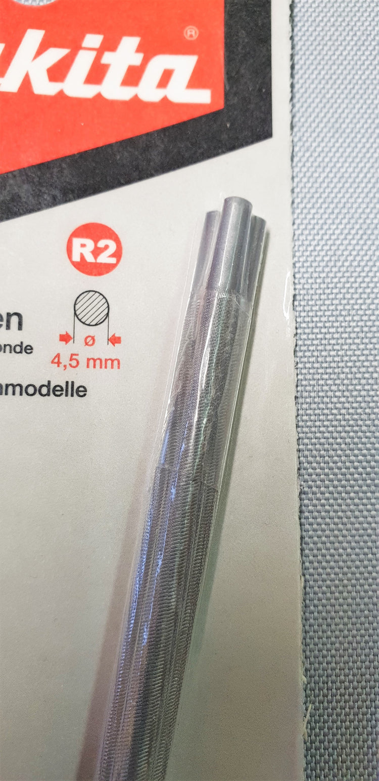 New Genuine Makita 958500618 Round Files 4,5mm 3pcs for Chains