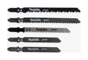 New Genuine Makita A-86898 Jigsaw Blades Assorted Pack of 5 B10S B16 B13 B23 B22