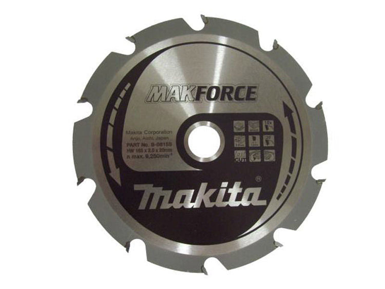 New Genuine Makita B-08159 Circular Saw Blade165mm x 20mm x 2mm 10T