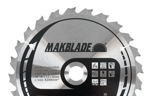 New Genuine Makita B-08981 Wood Cuttng Circular Saw 260mm X 30mm X 2.3mm 40T