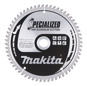 New Genuine Makita B-09612 Circular Saw Blade HM 190mm x 20mm x 2 mm 60T
