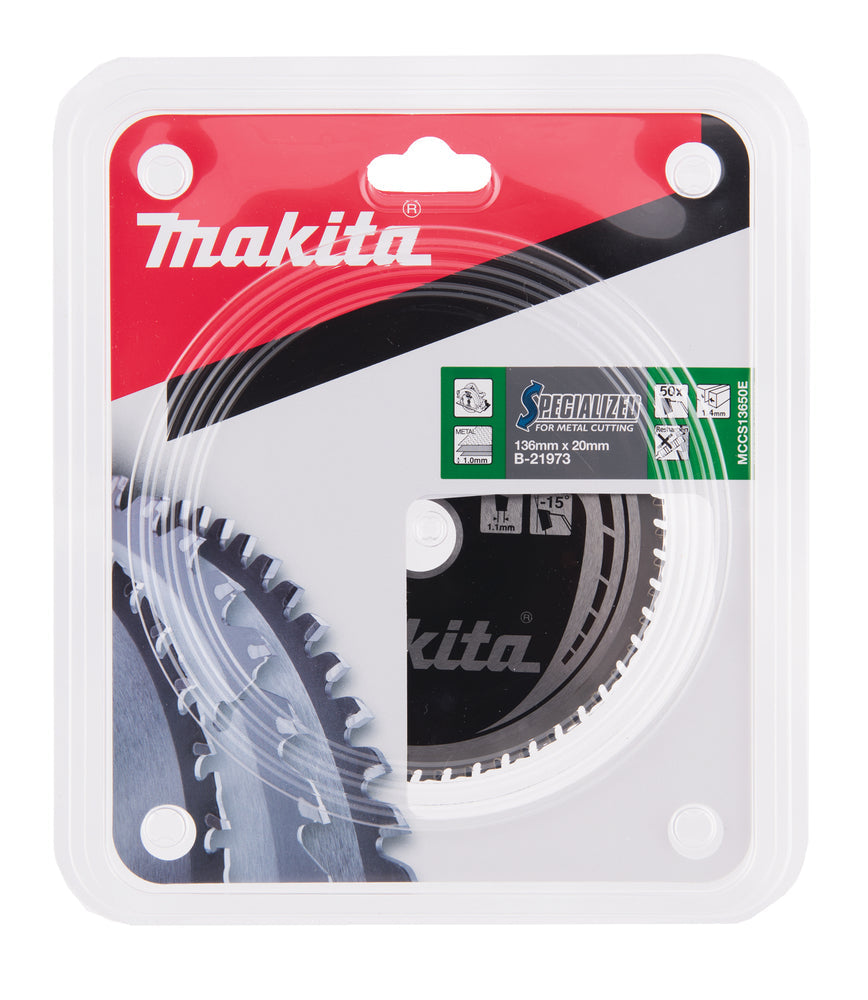 New Genuine Makita B-21973 Circular Saw Blade 136mm x 20mm x 1.4 Z-50