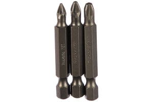 New Genuine Makita B-26185 Screw Bit PZ1, 2, 3 x 50MM 3PCS