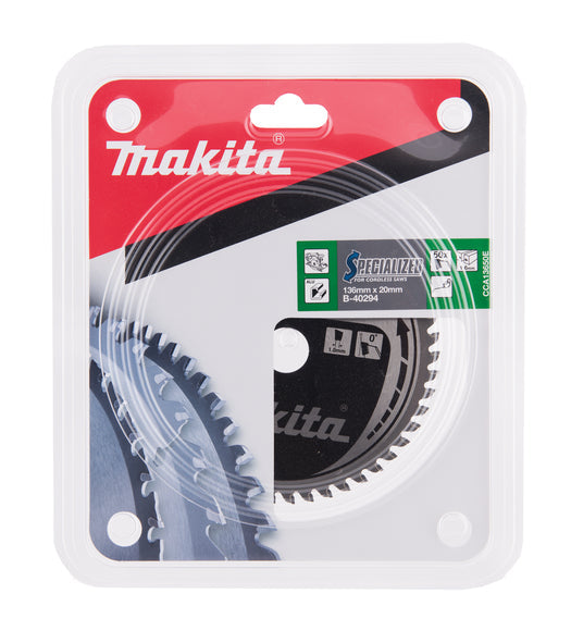 New Genuine Makita B-40294 Circular Cutting Saw Blade 136mm x 20mm x 1.6mm 50T