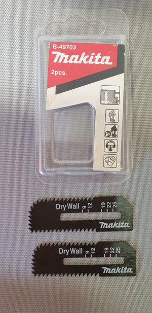 New Genuine Makita B-49703 Board Cutter Blade 55MM for Drywall, 2PCS, DSD180