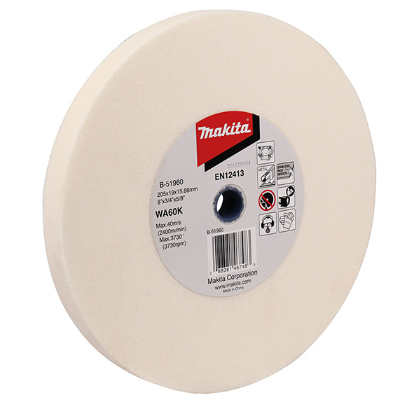 New Genuine Makita B-51960 Grinding Wheel WA60K 205X19X15,88 mm Metal/Stainle