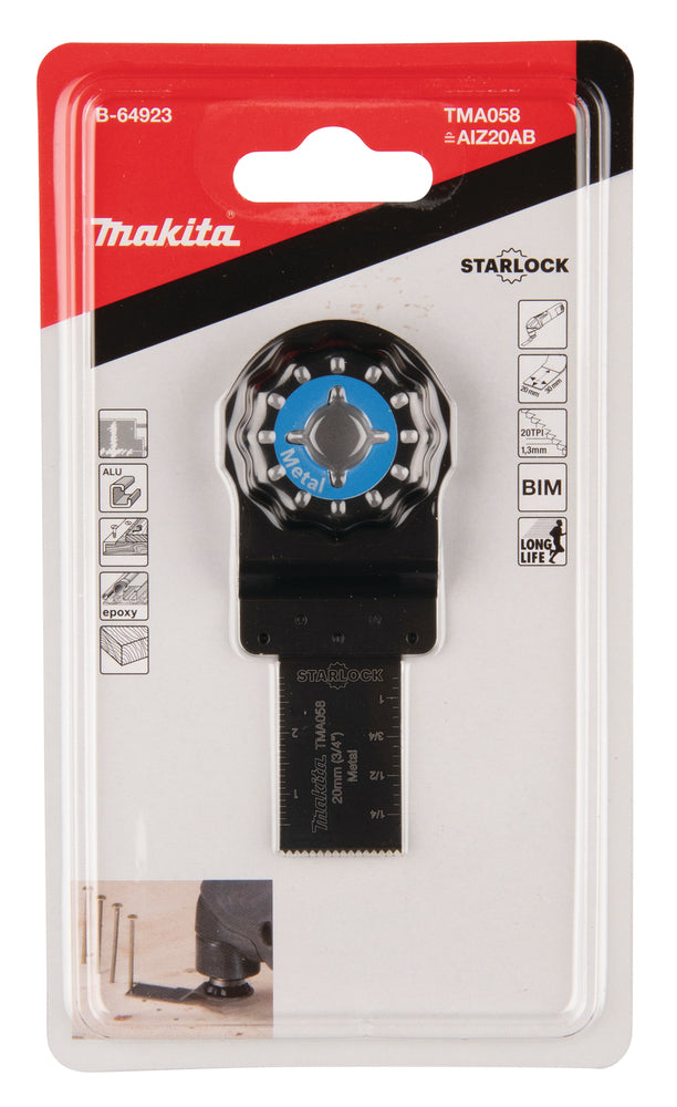 New Genuine Makita B-64923 Multitool Plunge Cut Saw Blade 20 TMA058; BiM