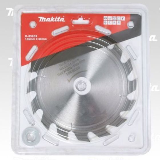 New Genuine Makita D-03903 T.C.T. Saw Blade 185x30/20/16x2,0mm 16T 20°