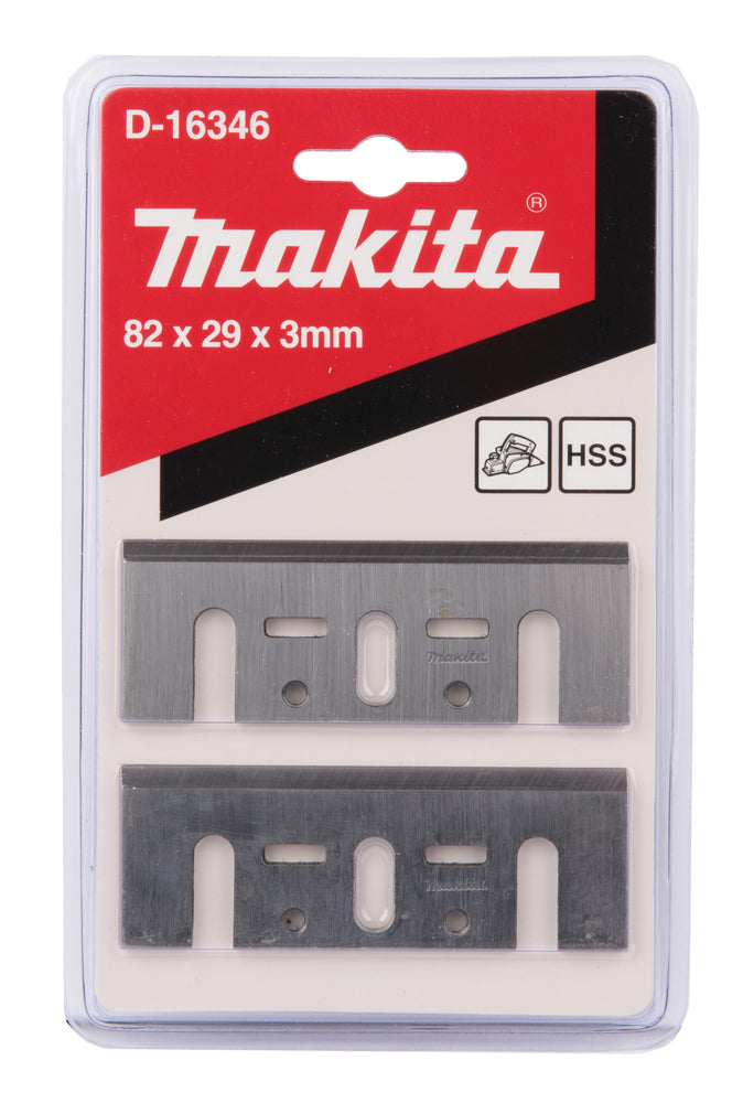 New Genuine Makita D-16346 STD HSS-Planer Blade 82mm 1902 1923H KP0800 KP0810/C