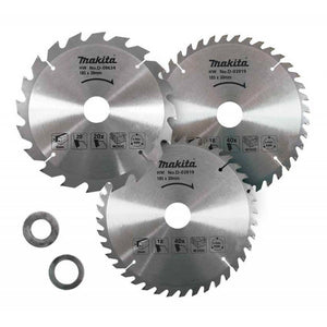 New Genuine Makita D-44769 Circular Saw Bladeset 185x30mm (16T+20T+40T) 3PCS