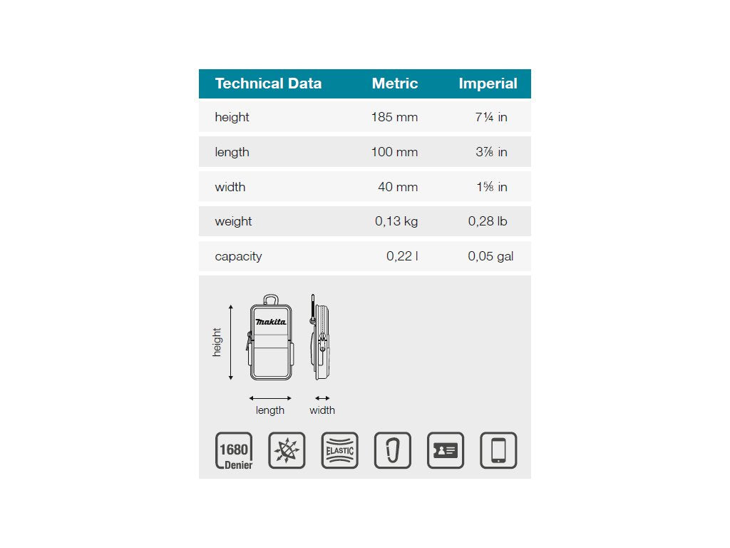 New Genuine Makita E-15556 Ultimate Smartphone Holder