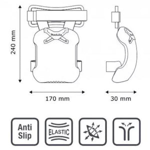 New Genuine Makita E-15615 Knee Pad Set