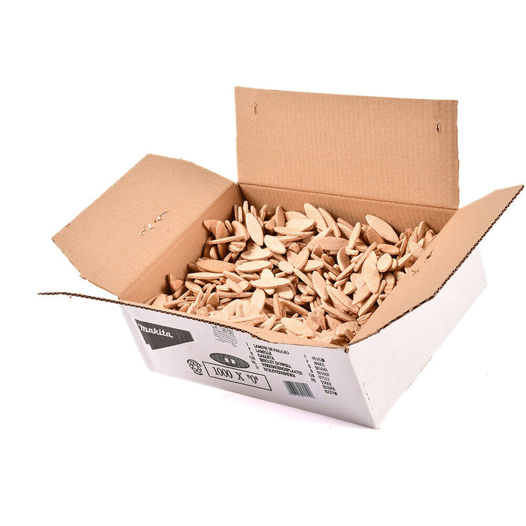 New Genuine Makita P-08838 Biscuit Dowel 0 (1000pcs) DPJ180, PJ7000, 3901