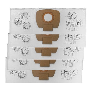 New Genuine Makita P-72899 Pack of 5 Filter Dust Bag for VC2010L