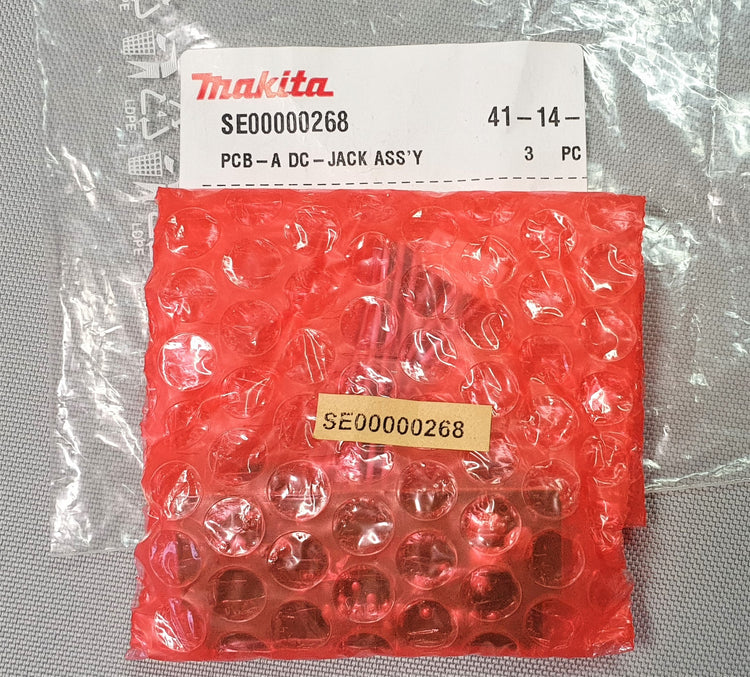 New Genuine Makita SE00000268 PCB-A DC-Jack Ass'y BMR102