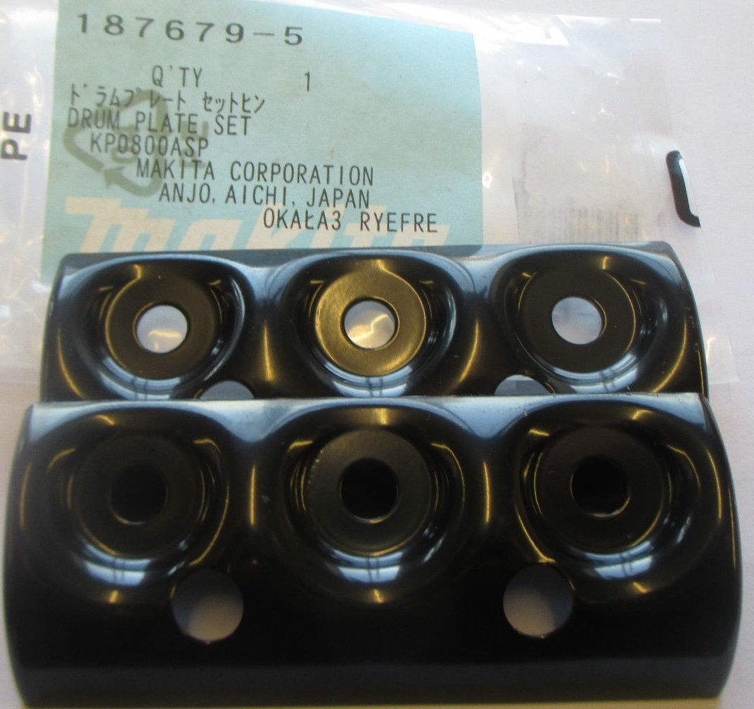 New Makita 187679-5 Planer Drum Plate Set of 2pcs 1901 1902 BKP180 DKP180 KP0800