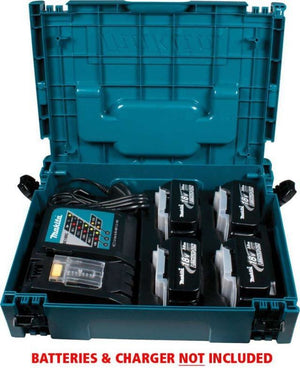 New Makita 838110-1 MakPac 1 Insert Powerpack for X4 Batteries and Charger