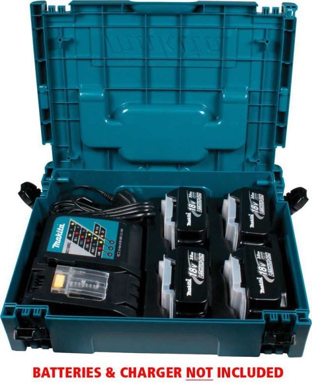 New Makita 838110-1 MakPac 1 Insert Powerpack for X4 Batteries and Charger