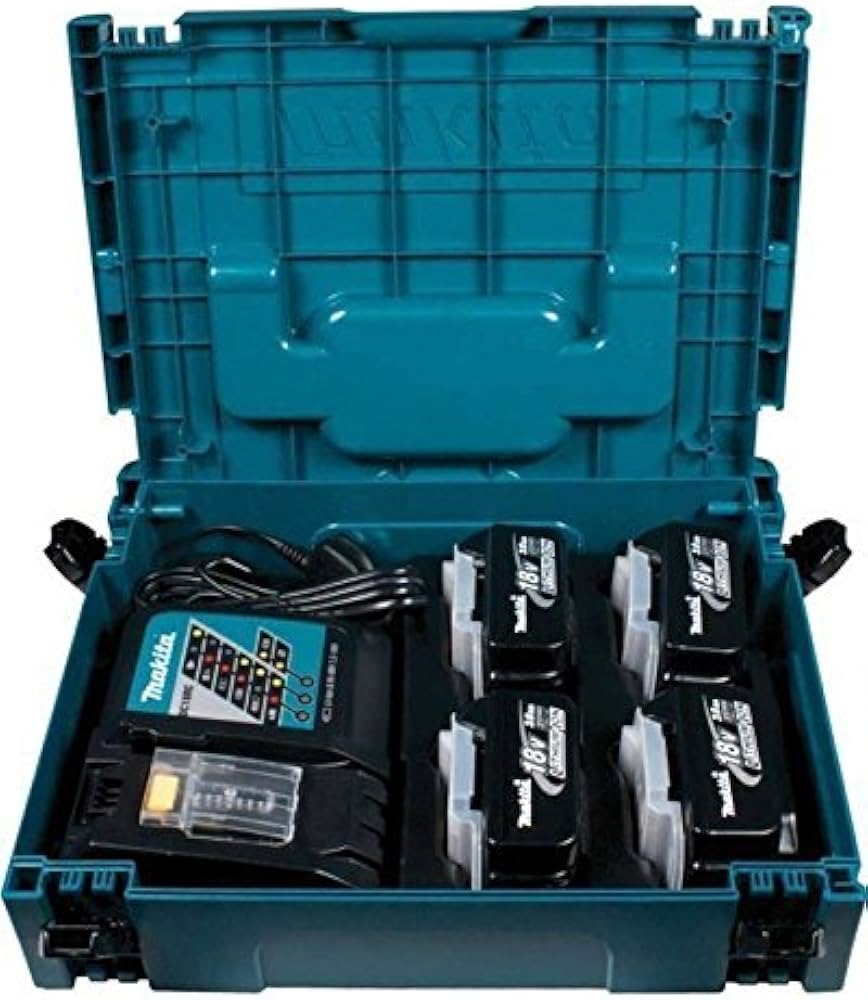 New Makita 838110-1 MakPac 1 Insert Powerpack for X4 Batteries and Charger