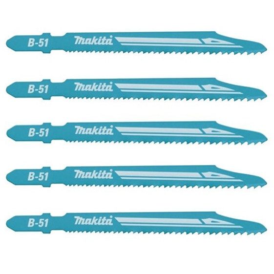 New Makita B-06476 Jig Saw Blade 77mm B51 (T123X) 5 pcs