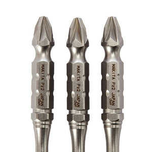 New Makita B-12790 Impact Torison Double-Ended Screwdriver Bits PZ2X85MM X3 pcs