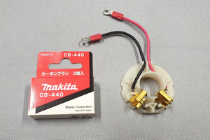 New Makita Set 638431-9 Brush Holder +194427-5 CB-440 for BHP451 BHP441