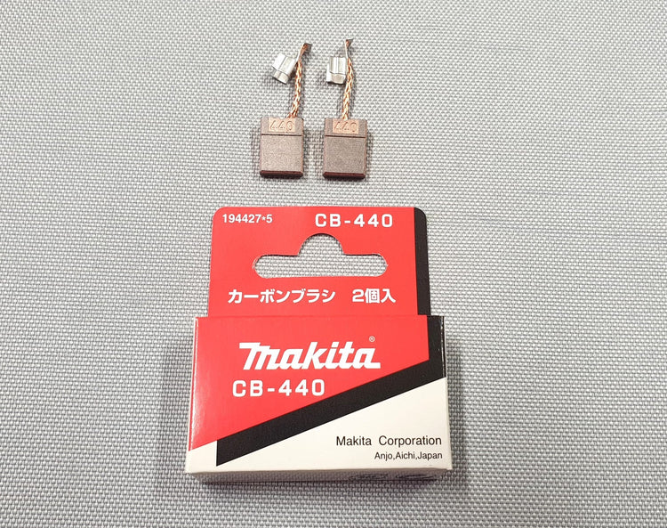 New Makita Set 638431-9 Brush Holder +194427-5 CB-440 for BHP451 BHP441