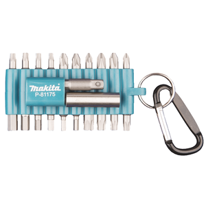 Makita P-81175 BIT ASSORTMENT 21-PCS WITH HOOK (68PCS/BOX)
