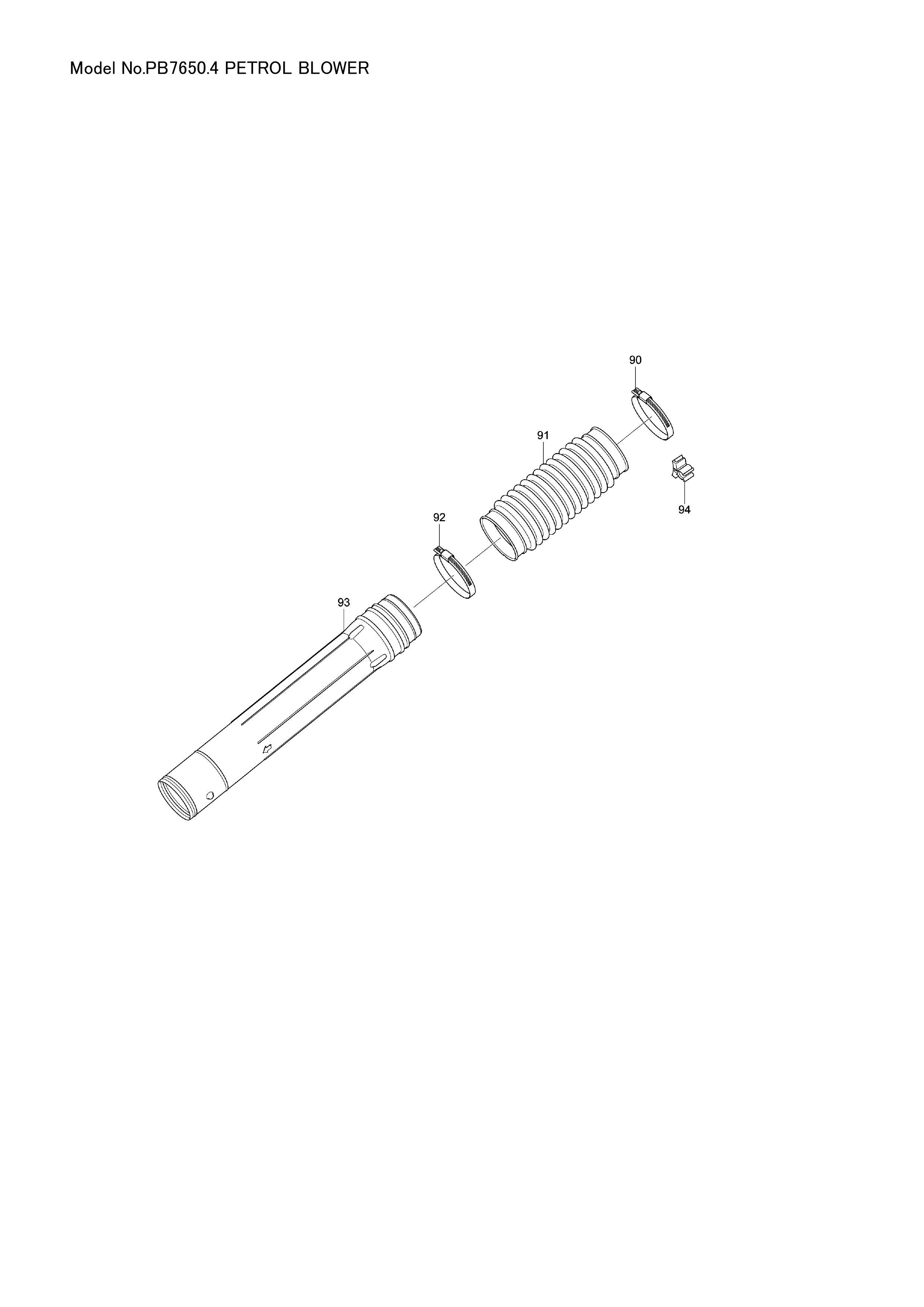 Makita PB-7650.4 — сборочный чертёж, лист 9, деталь 140H45-5 поз. 039-1