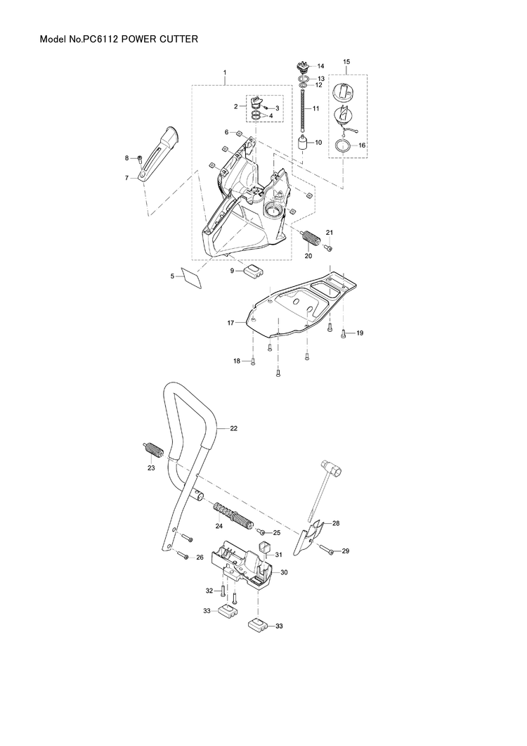 Makita PC-6112 — сборочный чертёж, лист 1, деталь 143457-3 поз. 084