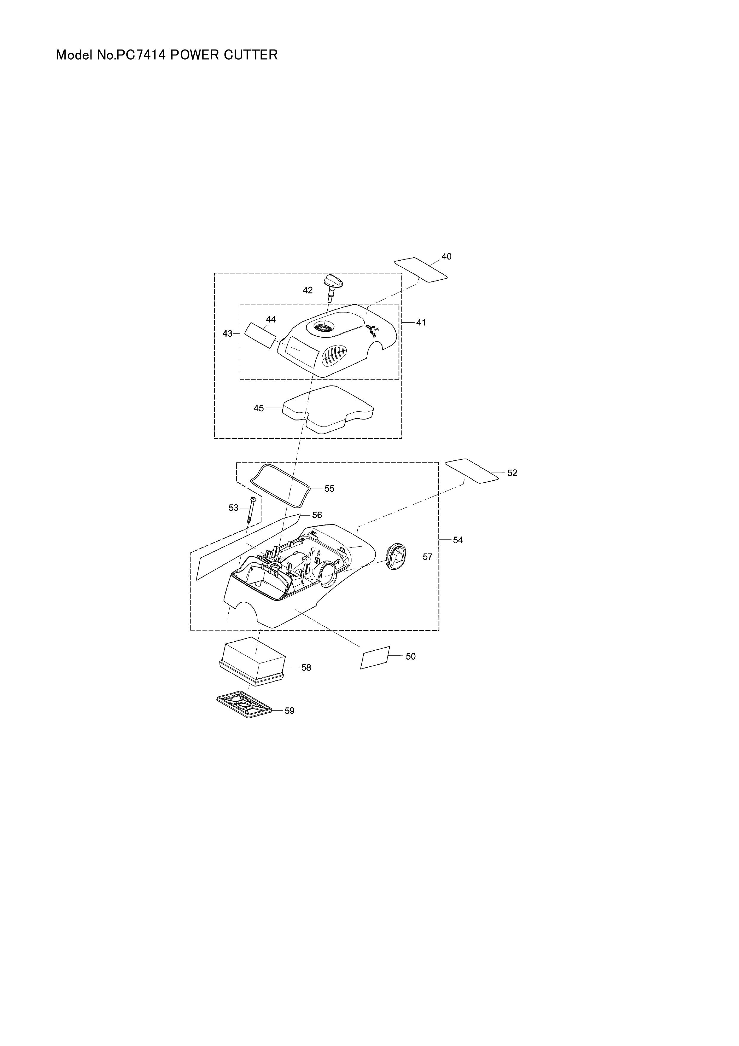 Makita PC-7414 — сборочный чертёж, лист 2, деталь 123319-1 поз. 009