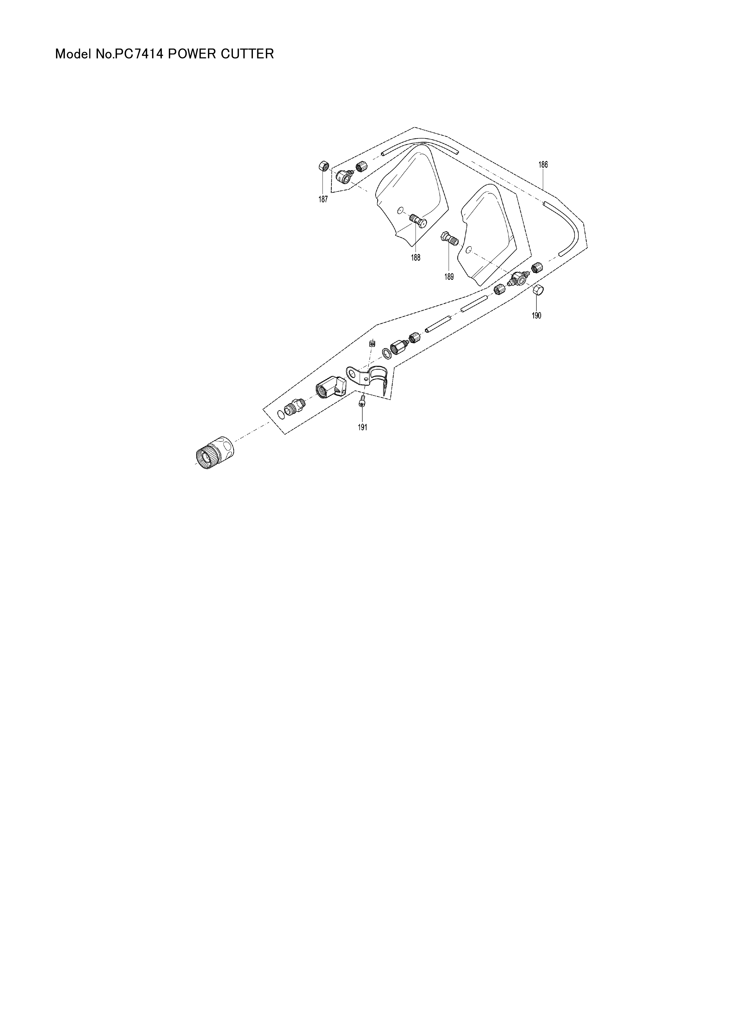 Makita PC-7414 — сборочный чертёж, лист 7, деталь 123319-1 поз. 009
