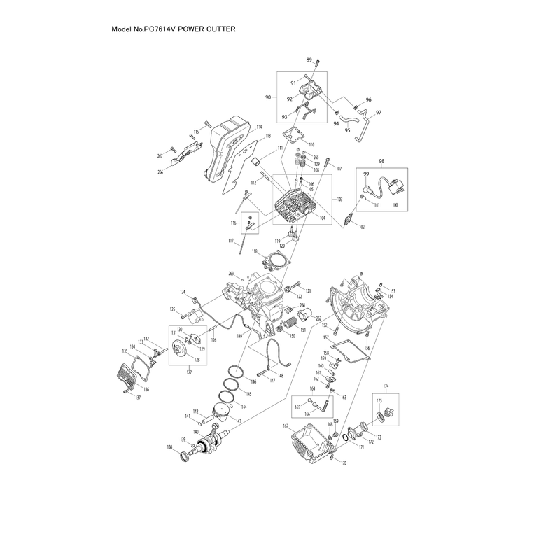 Makita PC7614V — сборочный чертёж, лист 3, деталь 123772-1 поз. C10