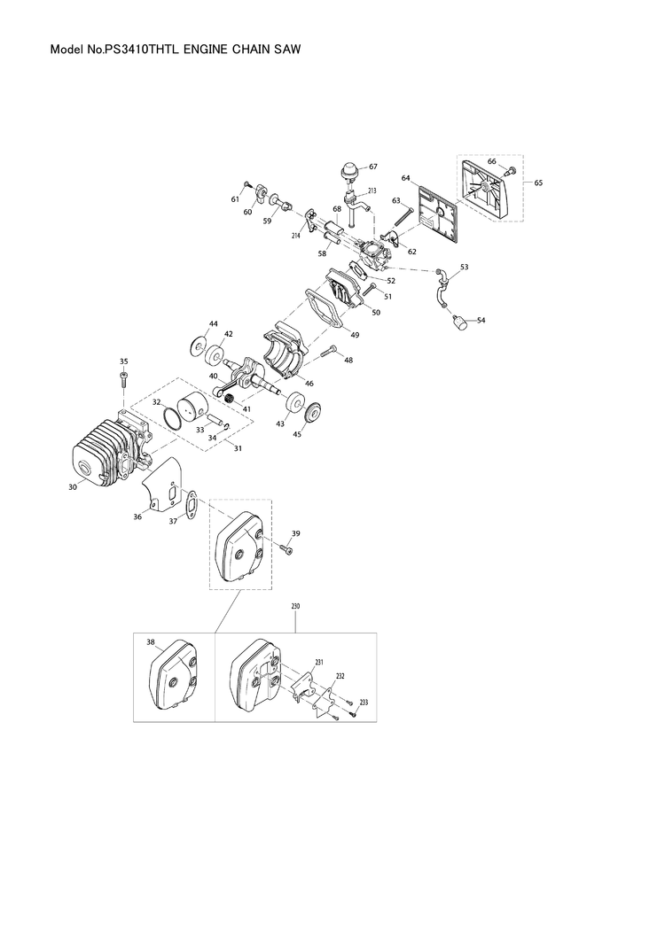 Makita PS-3410THTLC — сборочный чертёж, лист 2, деталь 170151051 поз. 062