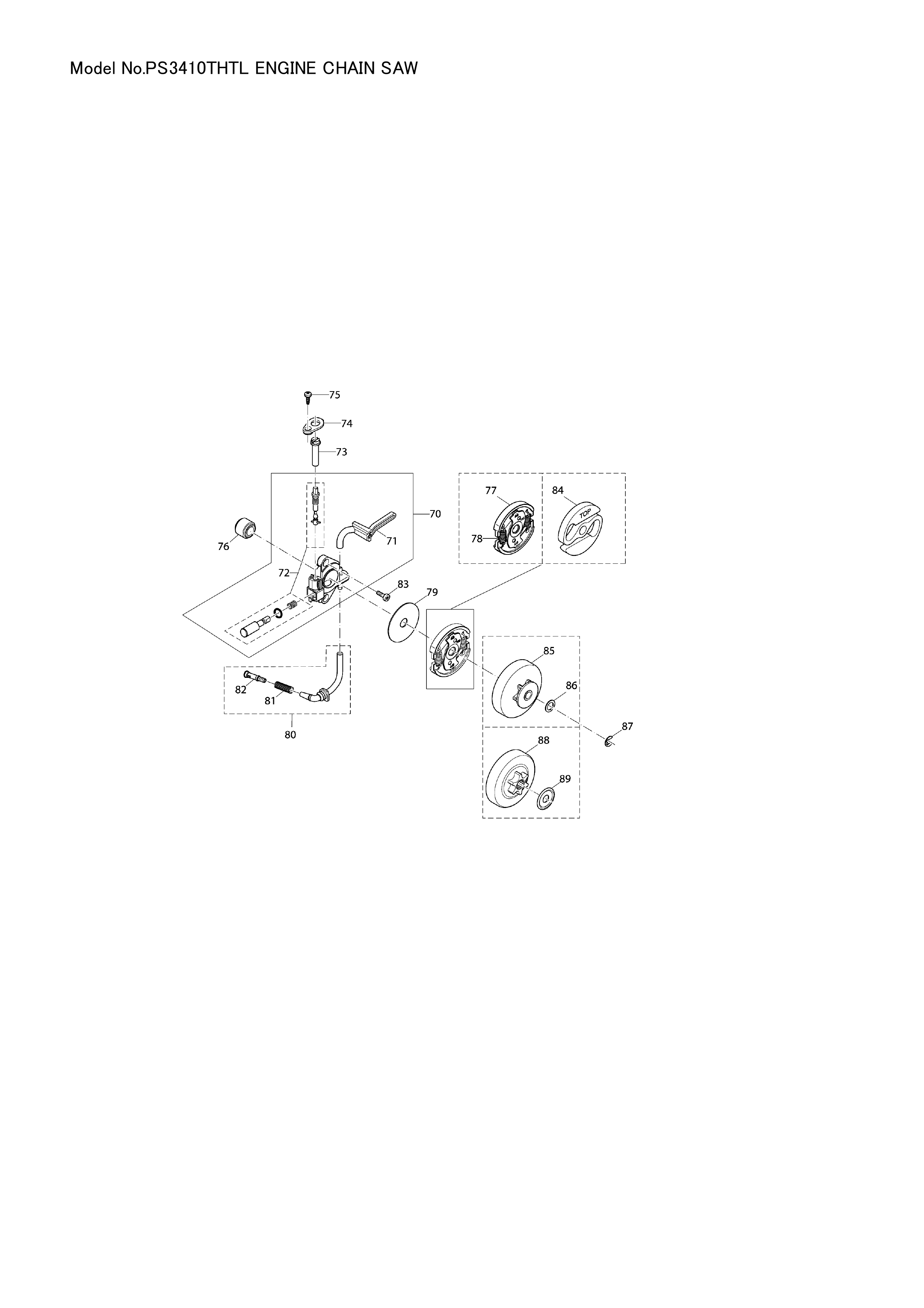 Makita PS-3410THTLC — сборочный чертёж, лист 3, деталь 170151051 поз. 062