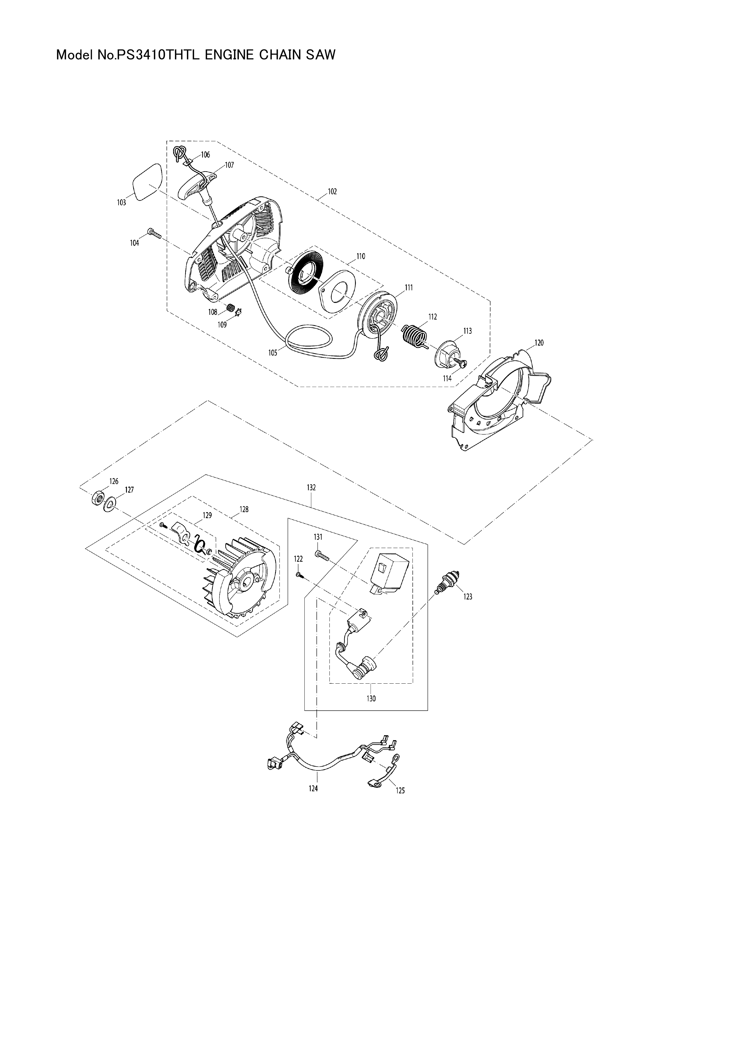 Makita PS-3410THTLC — сборочный чертёж, лист 4, деталь 170151051 поз. 062