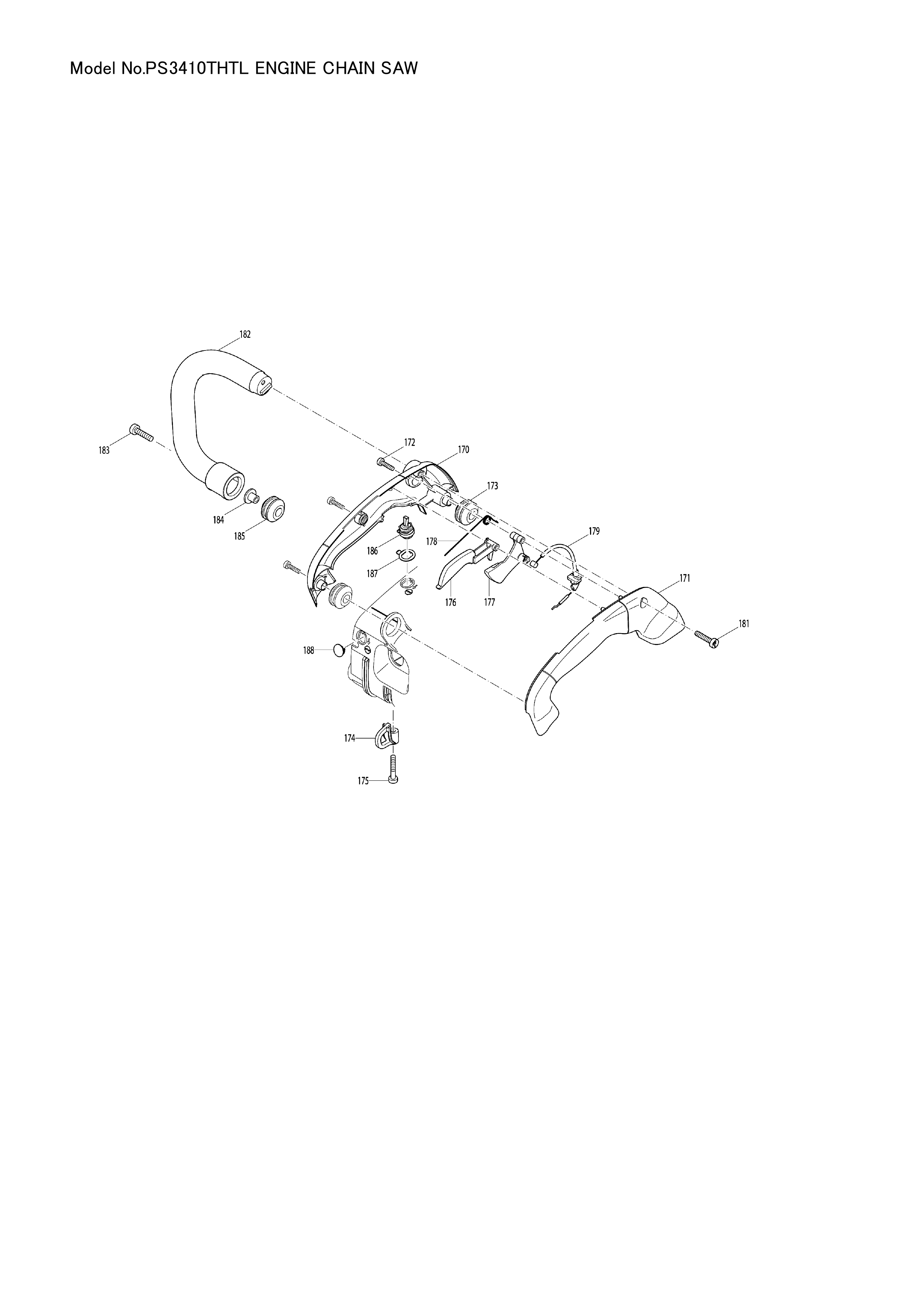 Makita PS-3410THTLC — сборочный чертёж, лист 5, деталь 170151051 поз. 062