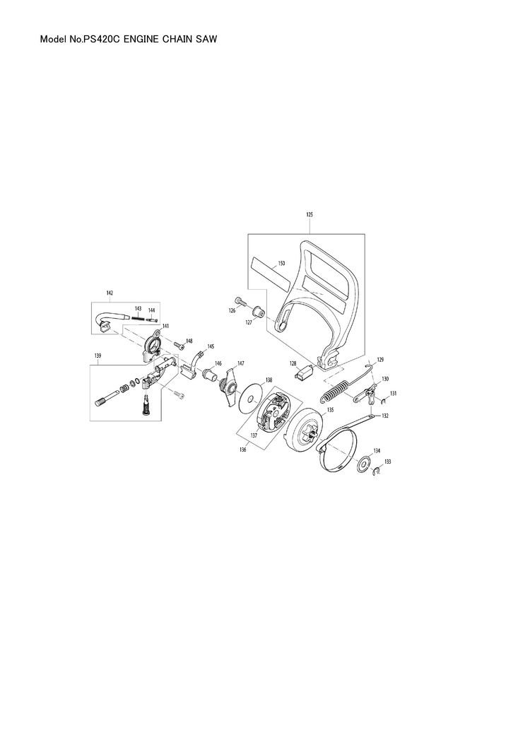 Makita PS-420C — сборочный чертёж, лист 3, деталь 140H65-9 поз. 067-1