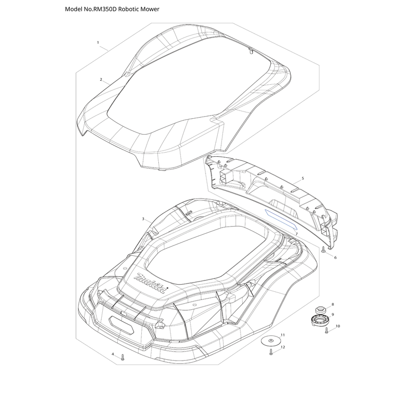 Makita RM350D — сборочный чертёж, лист 1, деталь 232836-1 поз. 014